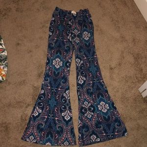 Hippie bell bottom pants